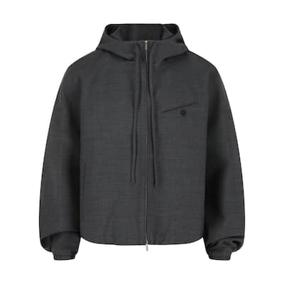 Ferragamo Wool Zip-Up Jacket