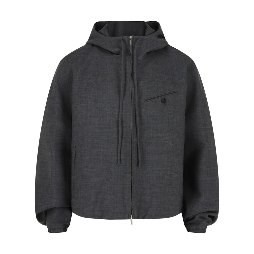Ferragamo Wool Zip-Up Jacket