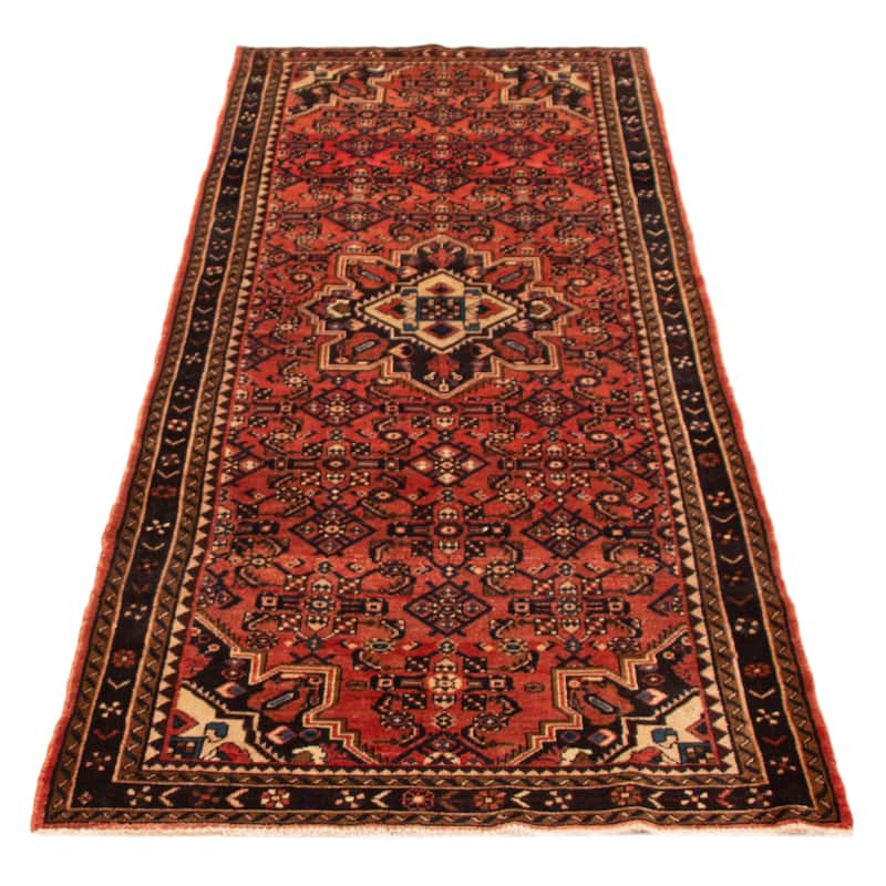ECARPETGALLERY Hand-knotted Andelz Copper Wool Rug - 4'0 x 10'3