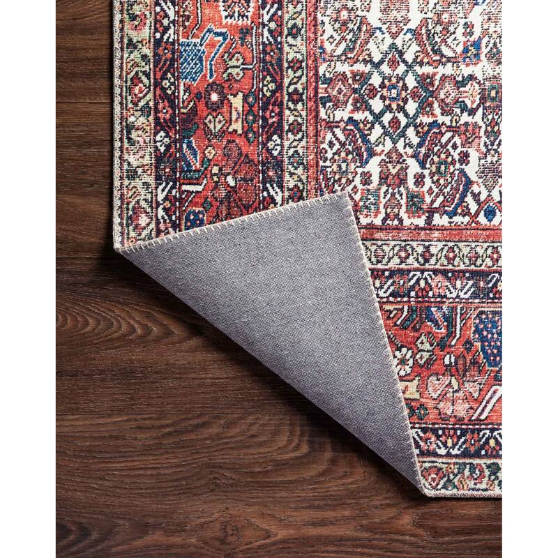 Alexander Home Isabelle Boho Vintage Distressed Printed Area Rug