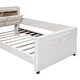 preview thumbnail 7 of 27, Upholstered Platform Bed with Storage Headboard
