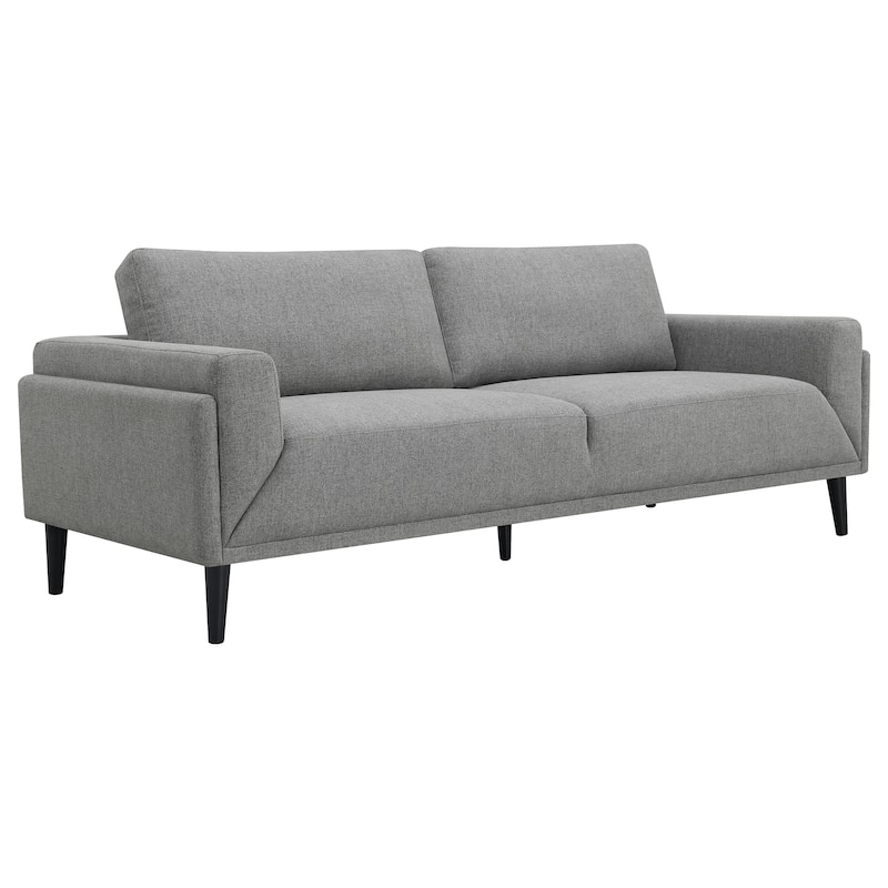 Rilynn Contemporary Upholstered Track Arm Sofa Set