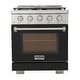 preview thumbnail 29 of 80, KUCHT Professional 30 in. 4.2 cu. ft. Natural Gas Range with Sealed Burners and Convection Oven in Stainless Steel