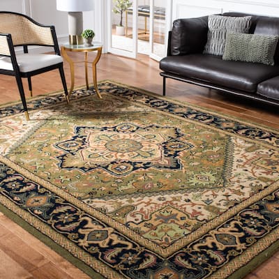SAFAVIEH Handmade Heritage Asia Traditional Oriental Wool Rug