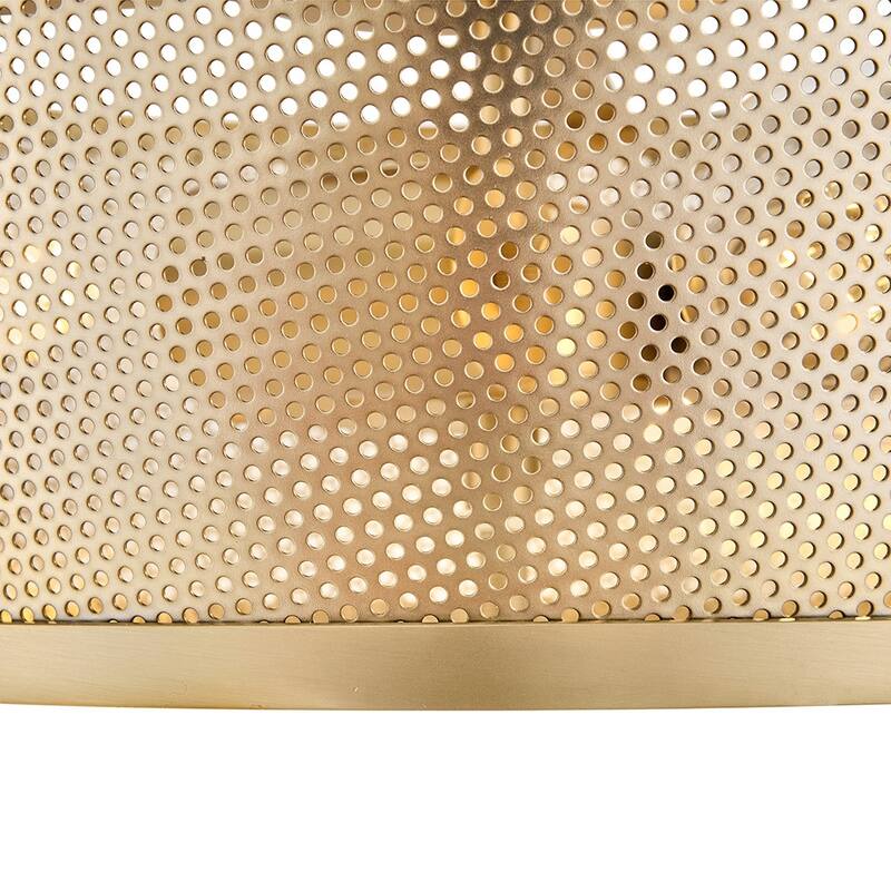 Lark 84421 Cash 3 Light 14" Wide Semi-Flush Ceiling Fixture with Metal