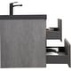 preview thumbnail 75 of 75, GDFStudio - Carter Floating Bathroom Vanity with Quartz Sand Countertop & Soft-Close Drawers