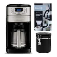Cuisinart DGB-550BKP1 Grind & Brew 12-Cup Automatic Coffeemaker,  Black/Silver