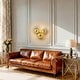 preview thumbnail 4 of 8, 17" Art Deco Gold 3-Light LED Sunbeam Flush Mount Wall Light Sconce