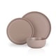 preview thumbnail 16 of 34, Stone Lain Logan Stoneware Dinnerware Set Beige - 12 Piece