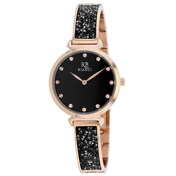 Shop Roberto Bianci Women S Brillare Black Dial Watch Rb0205 On Sale Overstock 29558877