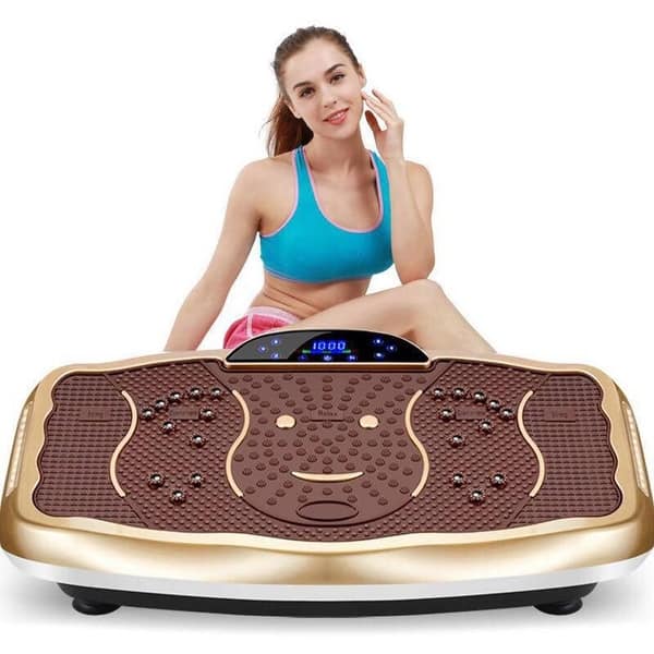 Body Vibration Machine Plate Platform Massager Music Fitness Slim - Bed  Bath & Beyond - 35853271