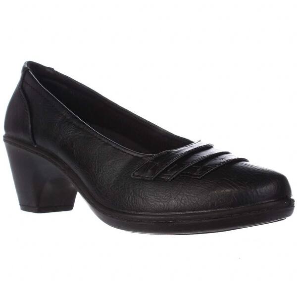 Shop Easy Street Fiona Casual Pumps Black Black Croc Free