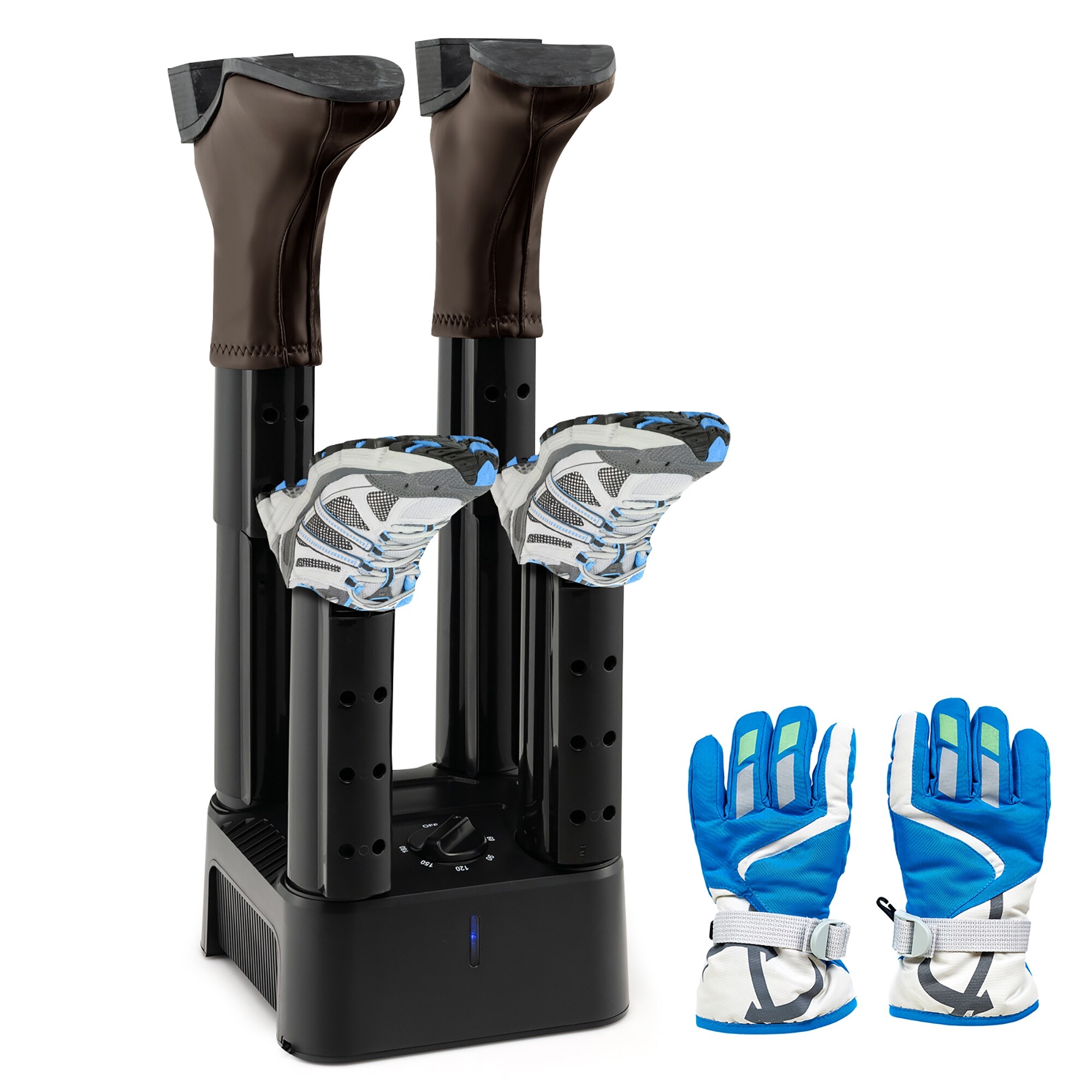 Costway 4 Shoe Electric Dryer W Timer Fan For Boot Glove Prevent