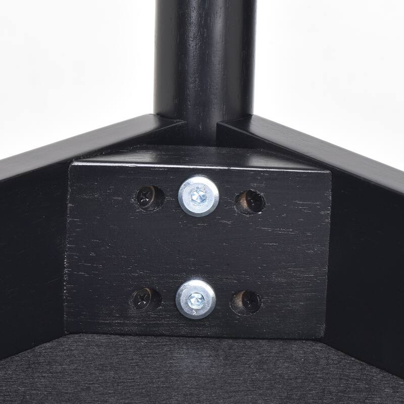 Black Dining Chair Set of 2 Side Chair Leather Office Chair Meeting Room Chairs with Curved Backrest