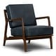 preview thumbnail 68 of 101, Poly & Bark Verity Leather Lounge Chair - Full Grain Genuine Italian Leather