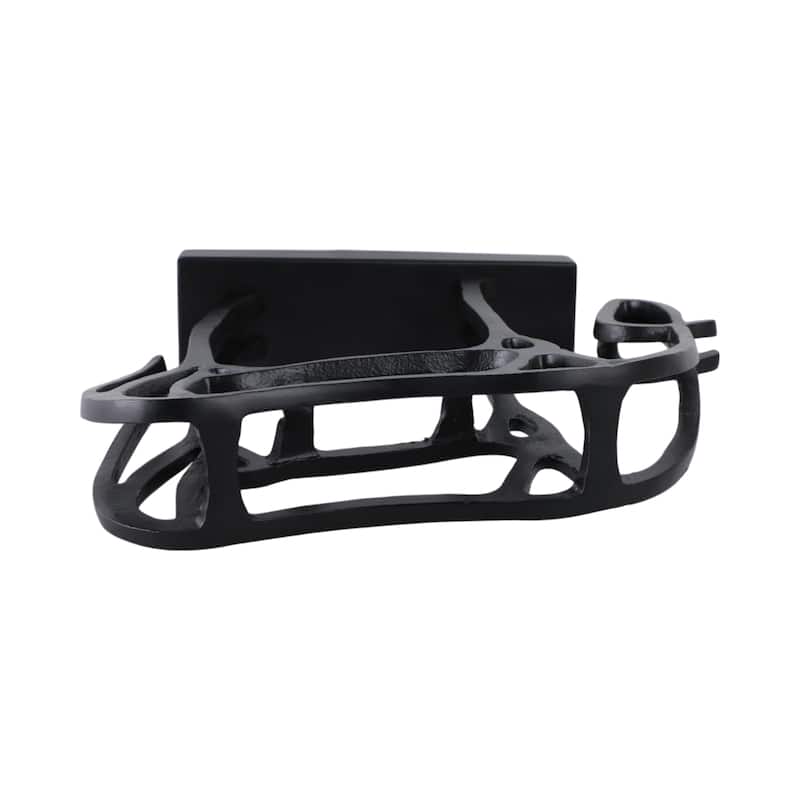 Metal Openwork Abstract Cut-out Horse Sculpture On Base - 15" Black - 13" x 3" x 15"