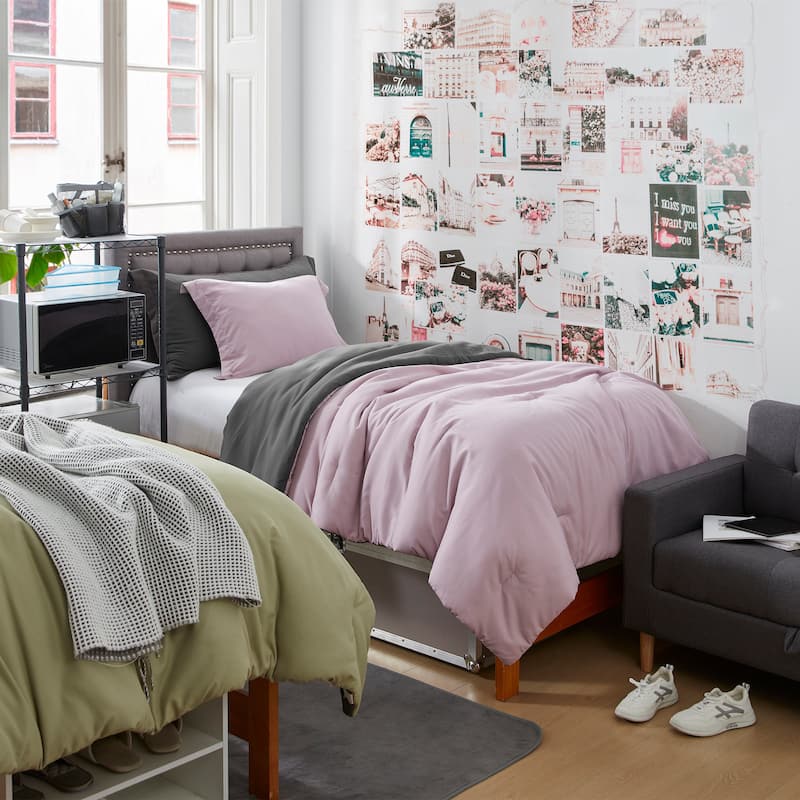 Dorm Haul® - Cozy College Comforter Set - Twin XL Reversible Bedding