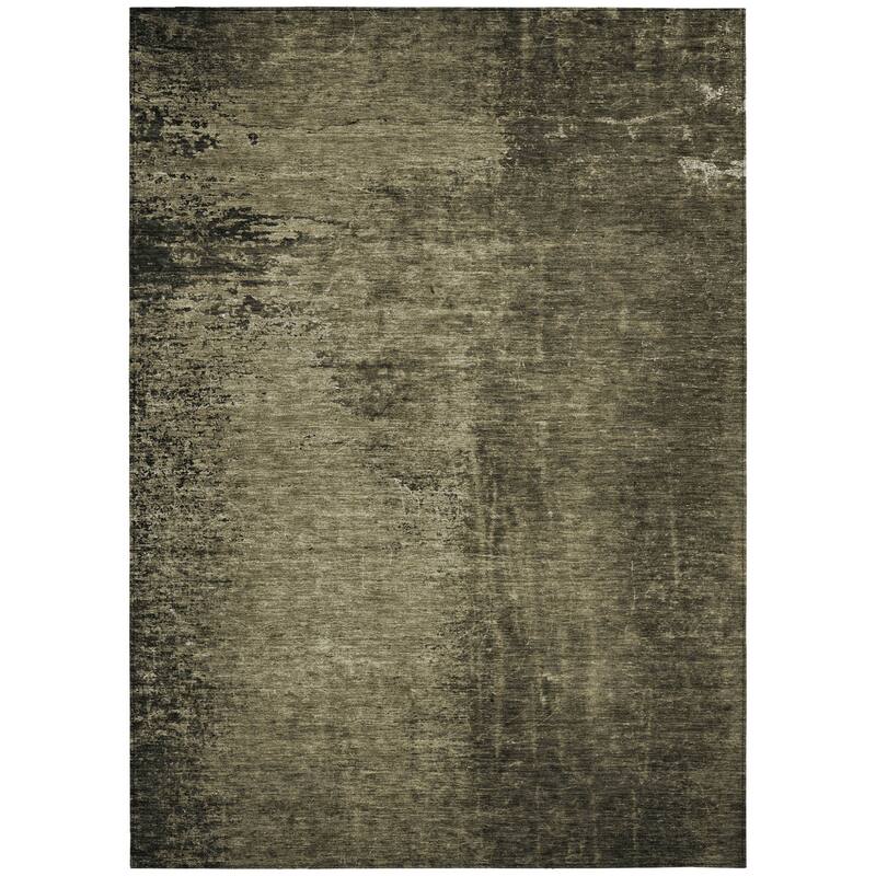 Alrim Artistic Abstract Weather Resistant Classic Meets Modern Outdoor Rug