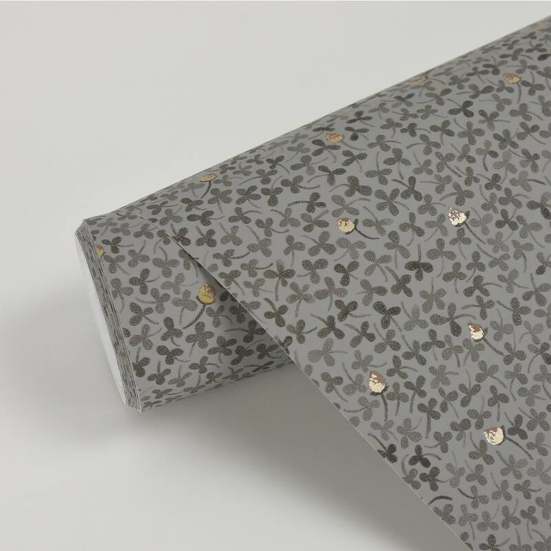 A-Street Prints In The Loop Grey Faux Grasscloth Wallpaper