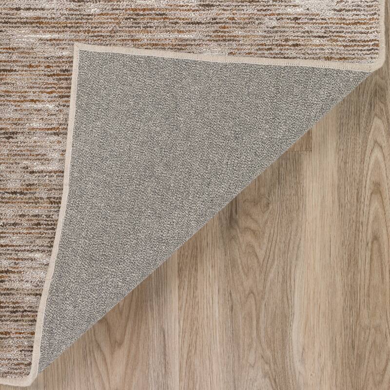 Addison Villager Textured Solid Wool and Viscose Area Rug