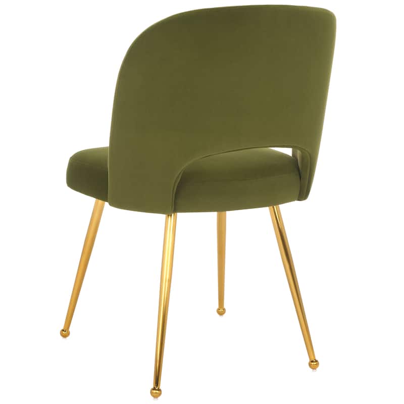 SAFAVIEH Lu Dining Chair - 19.3 In. W x 21.3 In. D x 33 In. H - 19Wx21Dx33H