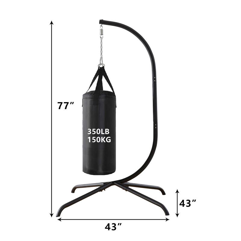 Pocassy Hammock Chair Stand Only Steel Hanging Stand for Swing Hammock