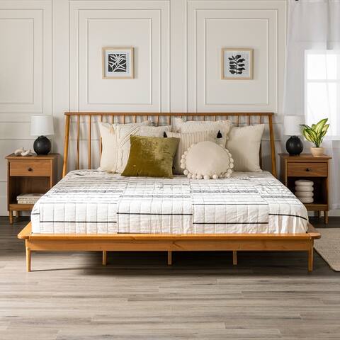 Middlebrook Blaney Solid Wood Spindle Platform Bed