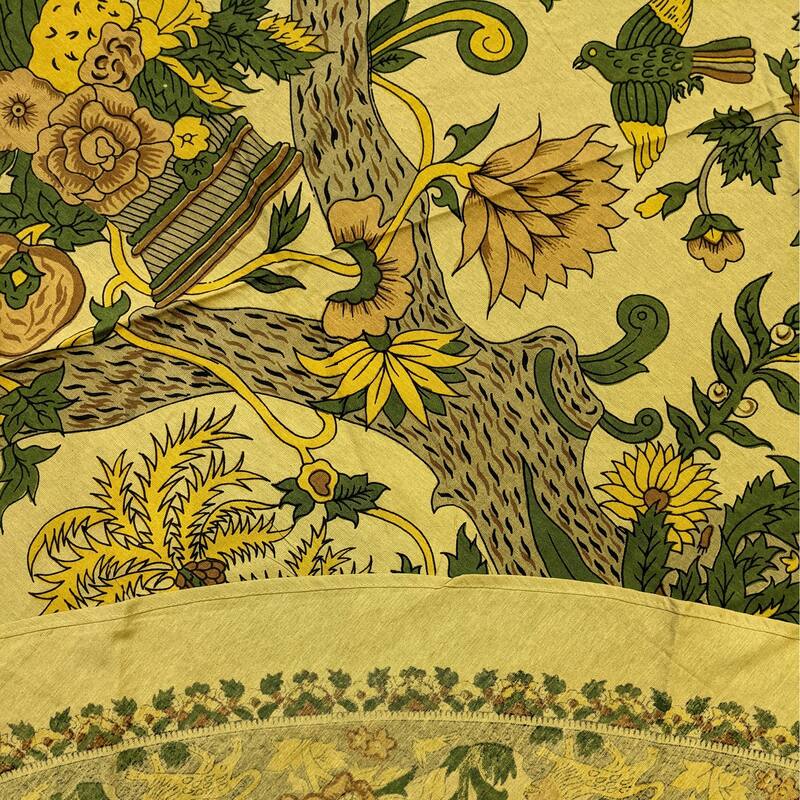 Vibrant Cotton Floral Tree Of Life Tablecloth Collection