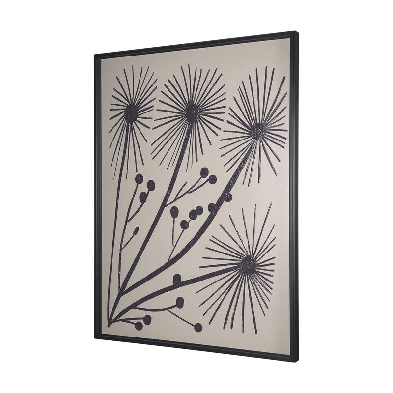 Simple Floral-Grow Framed Art Print