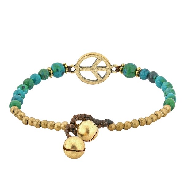 peace bead bracelet