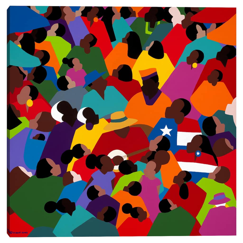 Juneteenth by Synthia SAINT JAMES Canvas Art Print