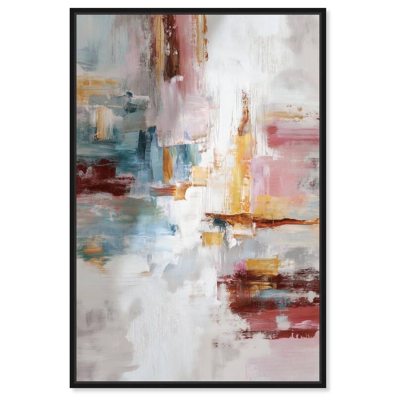 Warmth and cool I Canvas by Art Remedy - Black - 36" x 54"