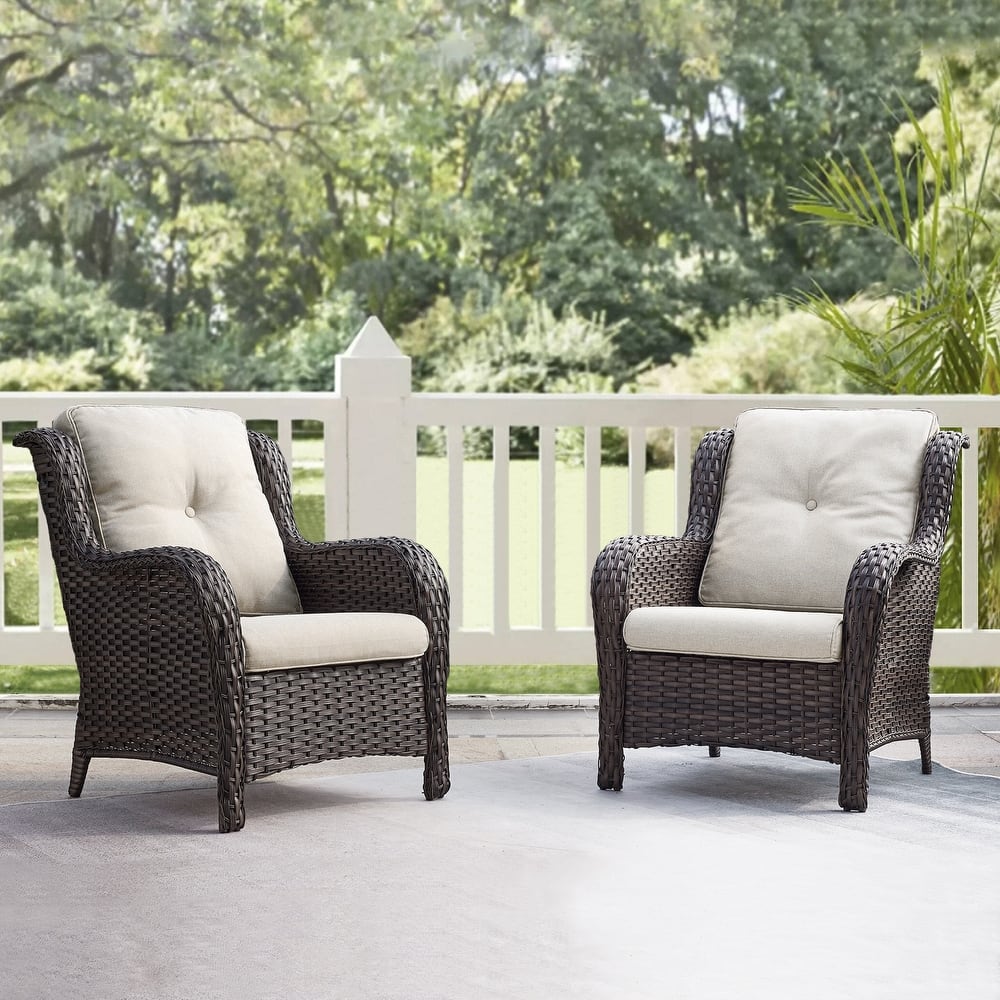 Gymojoy Patio Club Chair All-Weather Rattan Chair