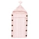 preview thumbnail 8 of 9, Hudson Baby Infant Boy Knitted Baby Lounge Stroller Wrap Sack, One Size One Size - Blushing Bride