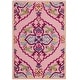 preview thumbnail 21 of 80, SAFAVIEH Handmade Bellagio Junie Medallion Wool Rug 2' x 3' - Pink/Multi - Rectangle