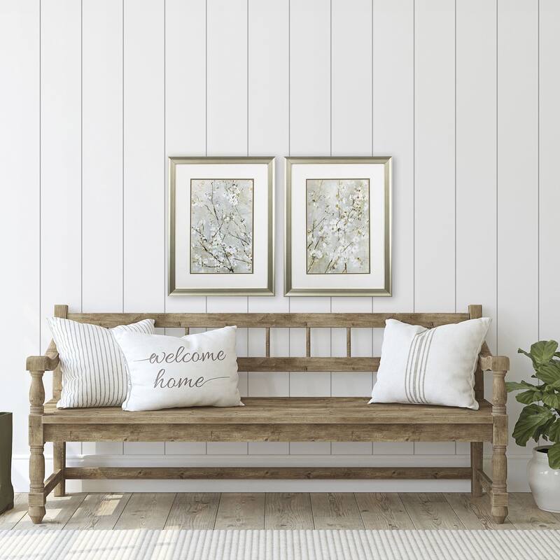 Blossoms S/2 Framed Art Under glass
