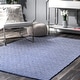 preview thumbnail 23 of 47, Nuloom Lorretta Geometric Cotton Area Rug 3' x 5' - Navy