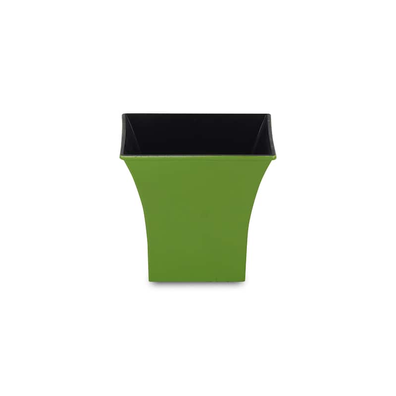 HomeRoots 5" Lime Green Recycled Plastic Indoor Outdoor Novelty Nursery Pot