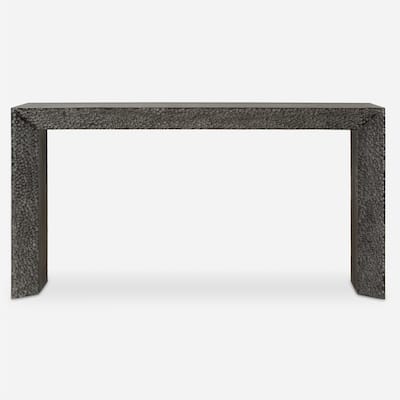 Uttermost Thoreau Ebony Console Table - 32"H x 61.8"W x 14"D