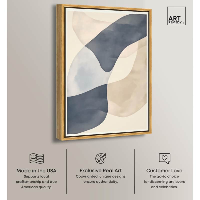 Ovals Canvas by Art Remedy