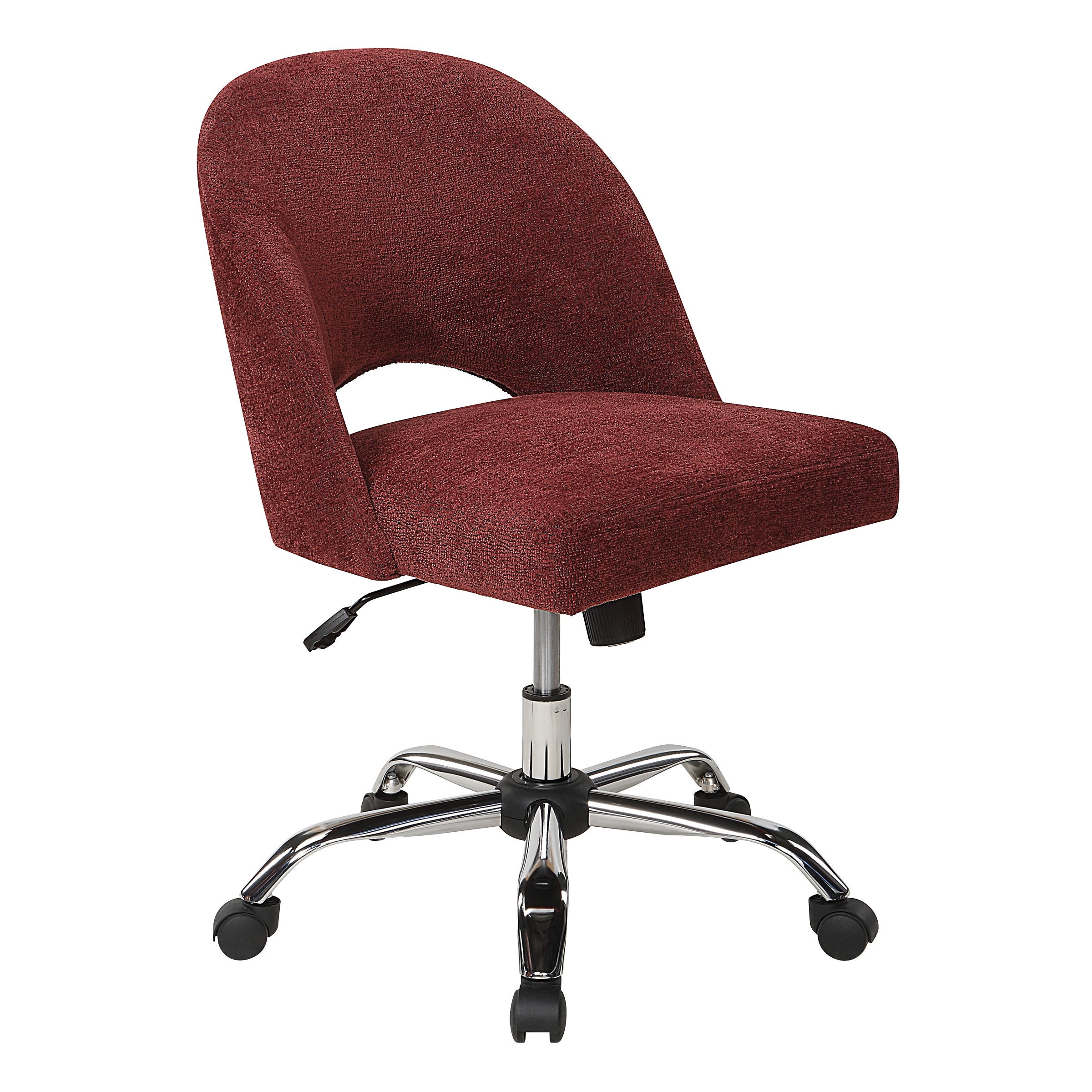 Lydia pink velvet store tufted desk chair
