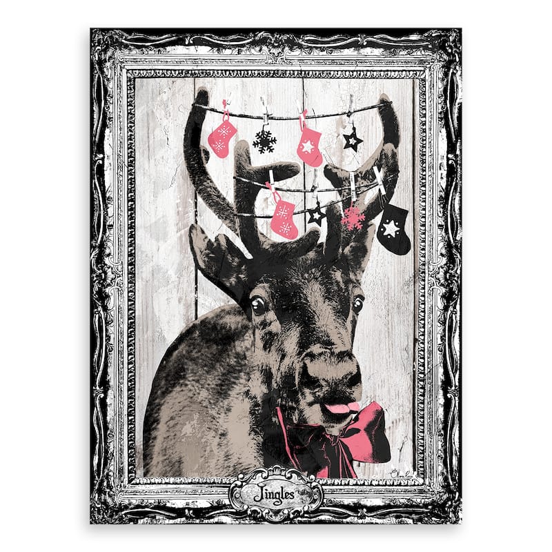 Ready2HangArt 'Jingles' Holiday Canvas Wall Art by Olivia Rose