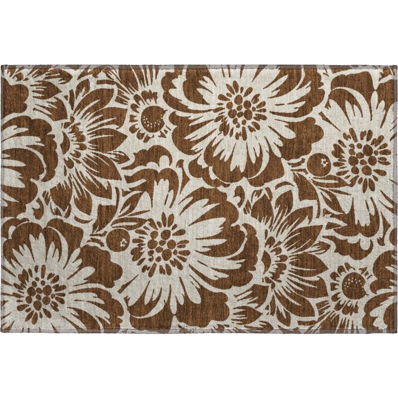 Premium Washable Super Soft Modern Floral Mayfield Rug
