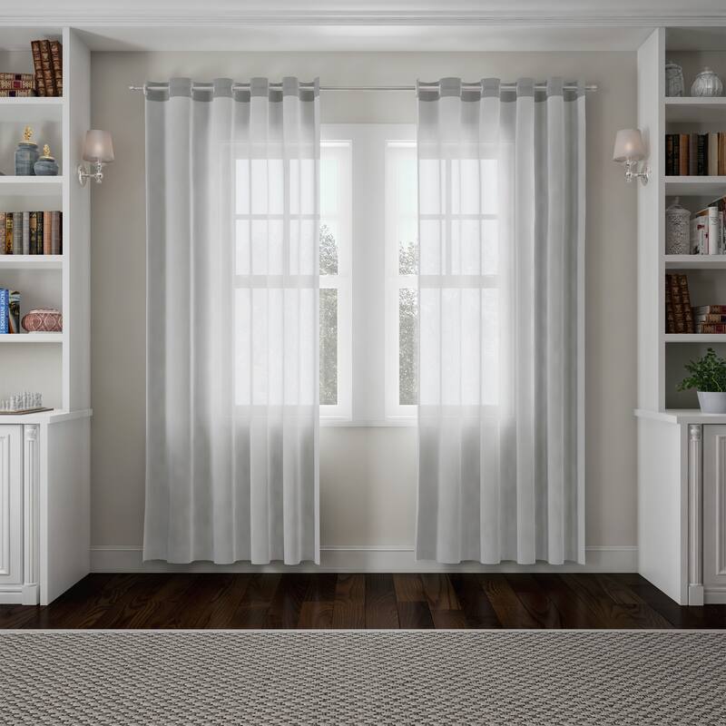 1-Inch Decorative End Cap Style Finial Curtain Rod by Lavish Home
