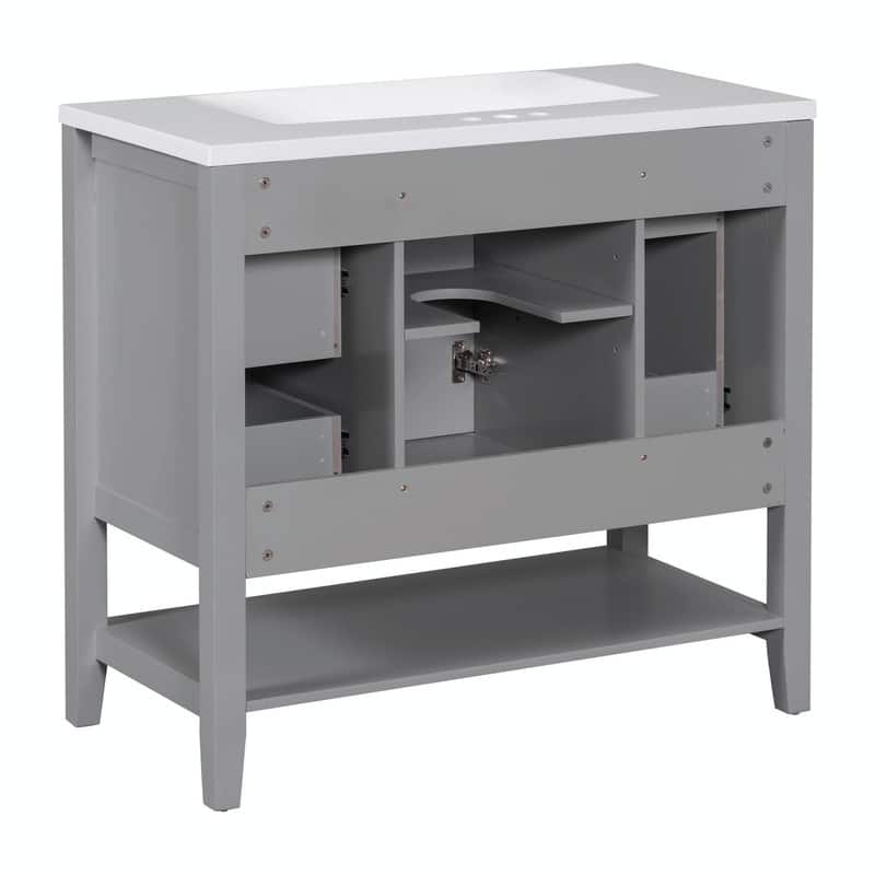 36" Bathroom Vanity with Sink Combo