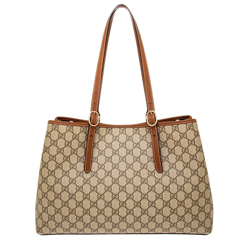 Gucci GG Emblem Large Tote Bag