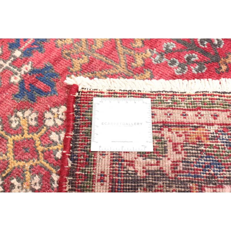 ECARPETGALLERY Hand-knotted Kayseri Red Wool Rug - 4'3 x 6'8