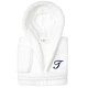 preview thumbnail 79 of 100, Sweet Kids 100% Polyester SUPER PLUSH Double Brushed Hooded Bathrobe with Navy Script Monogram T - Large