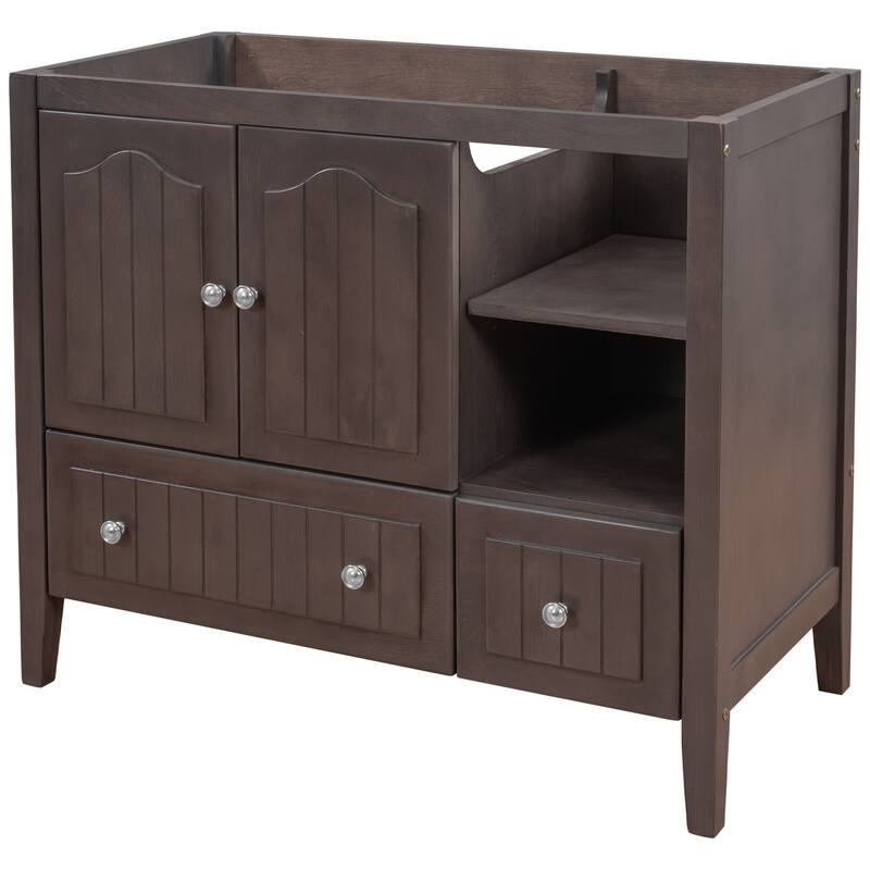 36" Bathroom Vanity with Solid Wood Frame