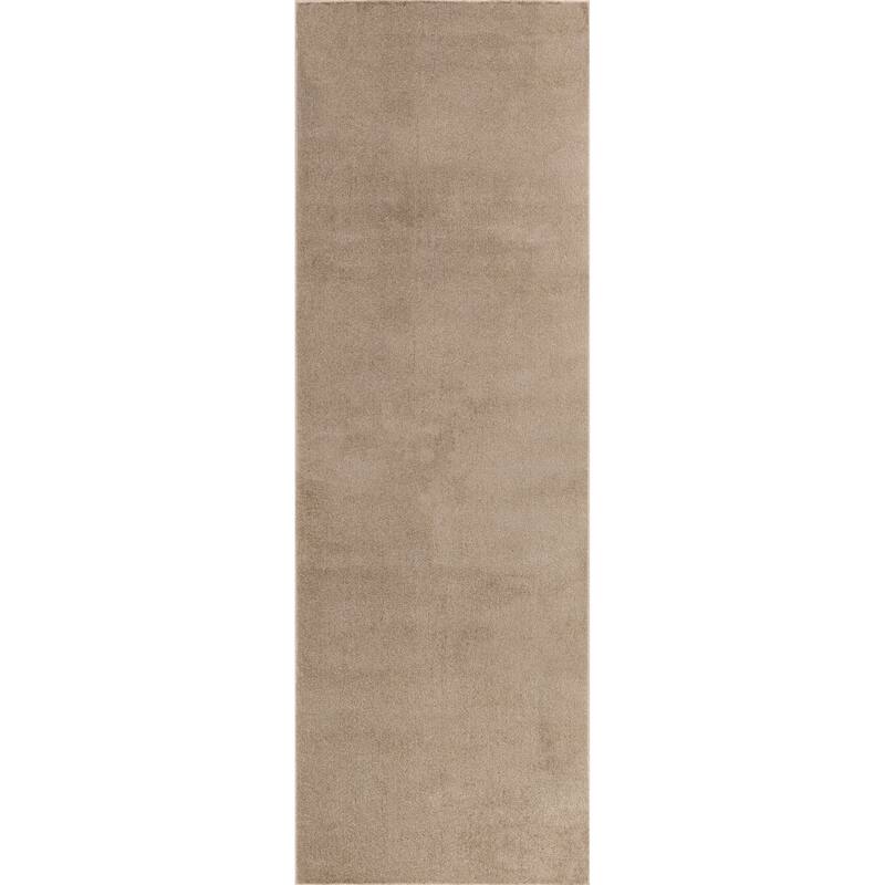 Nuloom Argelia Solid Machine Washable Area Rug